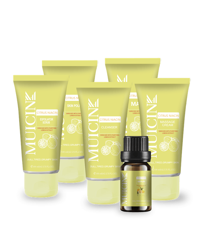 MUICIN - CITRUS NIACIN GLOW & BLOW FACIAL KIT