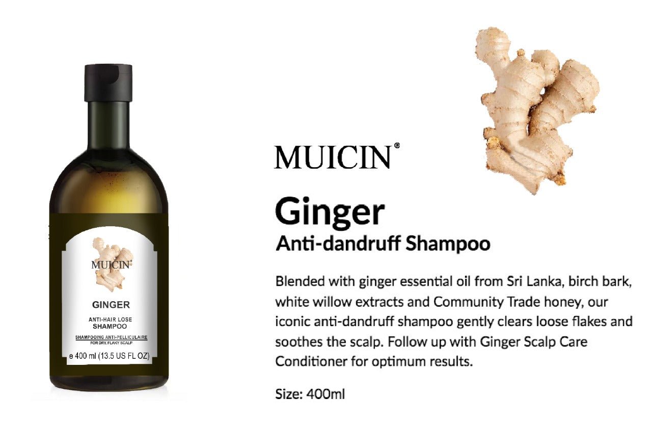 MUICIN GINGER ANTI HAIR LOSE SHAMPOO 400ML Shampoo