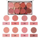 MUICIN - 8 COLOR MATTE BLUSHER PALETTE
