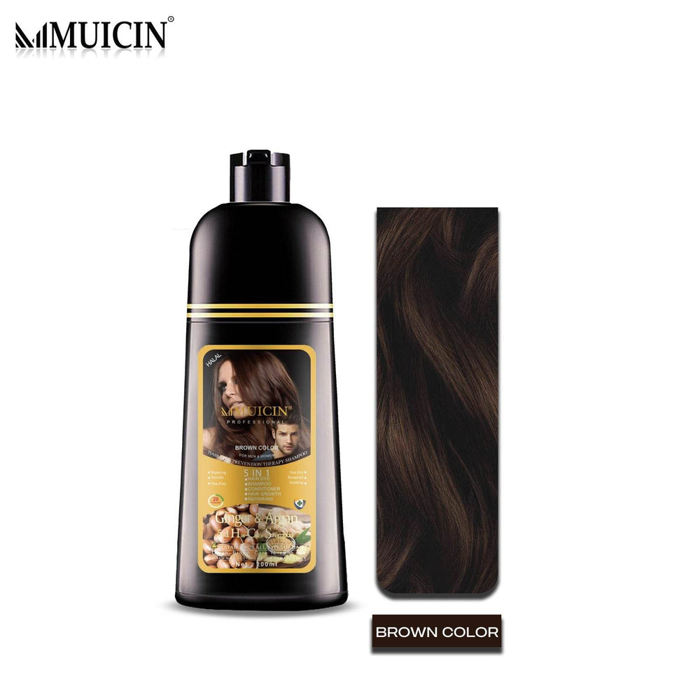 MUICIN - 5IN1 HAIR COLOR SHAMPOO GINGER & ARGAN OIL