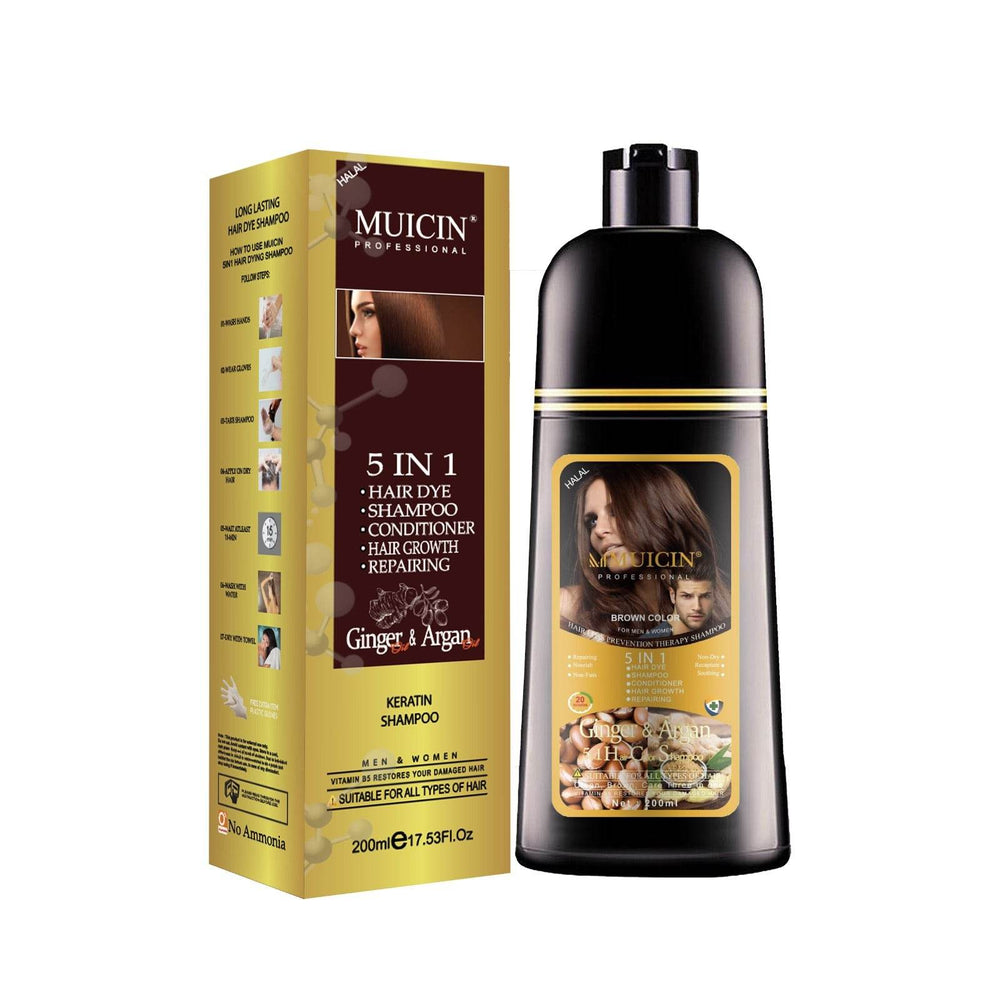 MUICIN - 5IN1 HAIR COLOR SHAMPOO GINGER & ARGAN OIL
