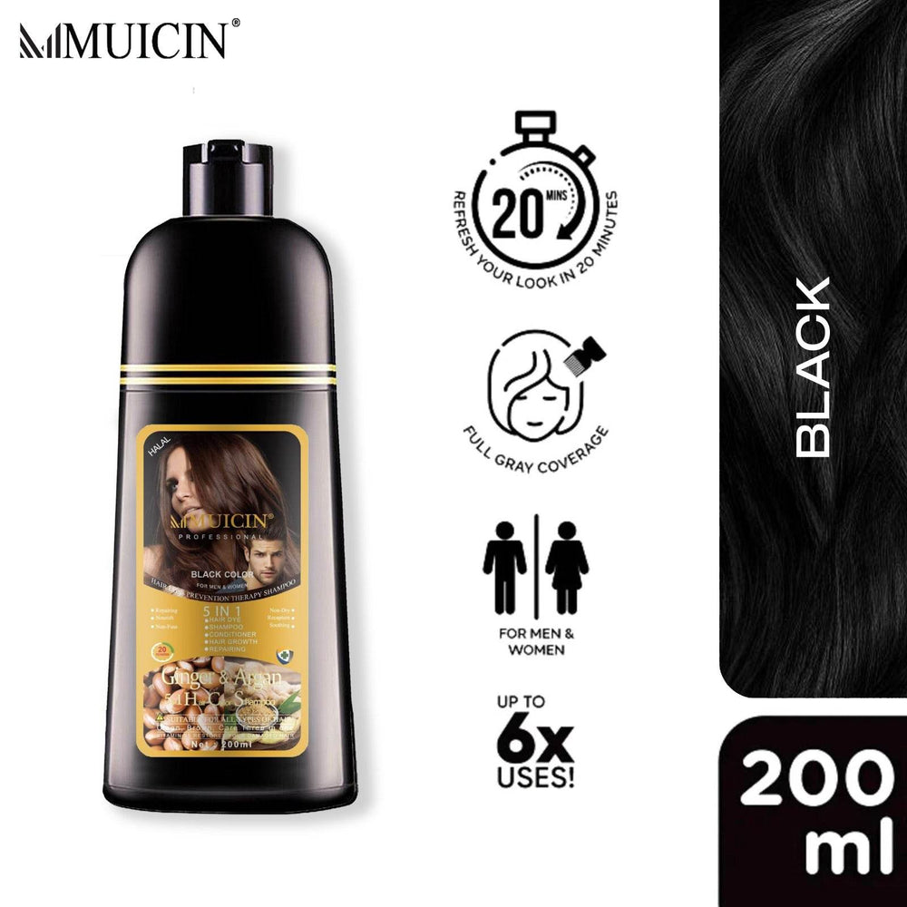 MUICIN - 5IN1 HAIR COLOR SHAMPOO GINGER & ARGAN OIL
