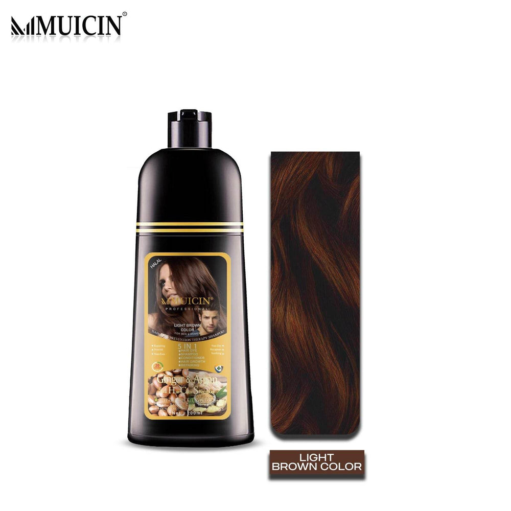 MUICIN - 5IN1 HAIR COLOR SHAMPOO GINGER & ARGAN OIL