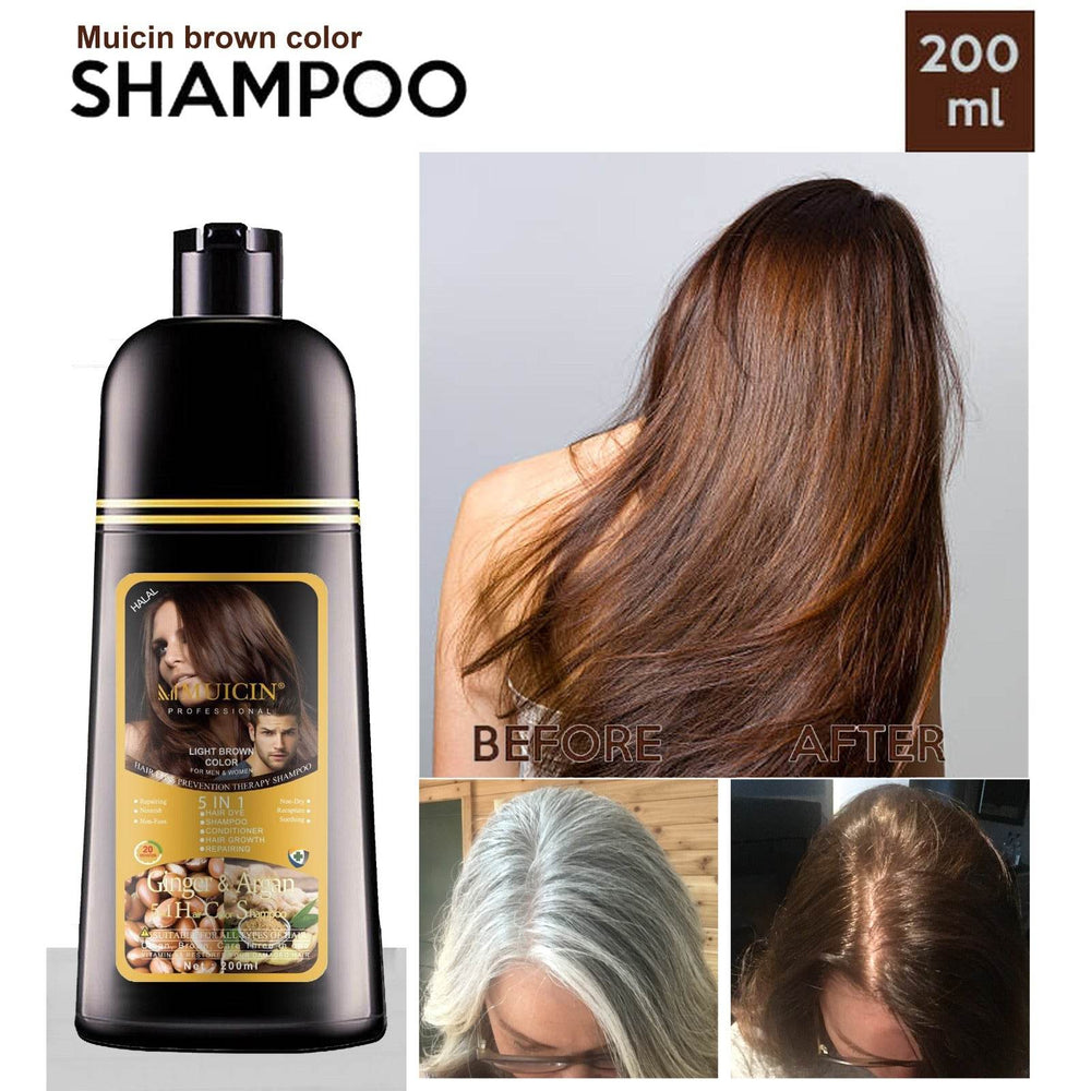 MUICIN - 5IN1 HAIR COLOR SHAMPOO GINGER & ARGAN OIL