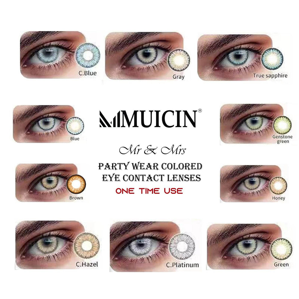 MUICIN - MR & MRS PARTY WEAR COLORED EYE CONTACT LENSES