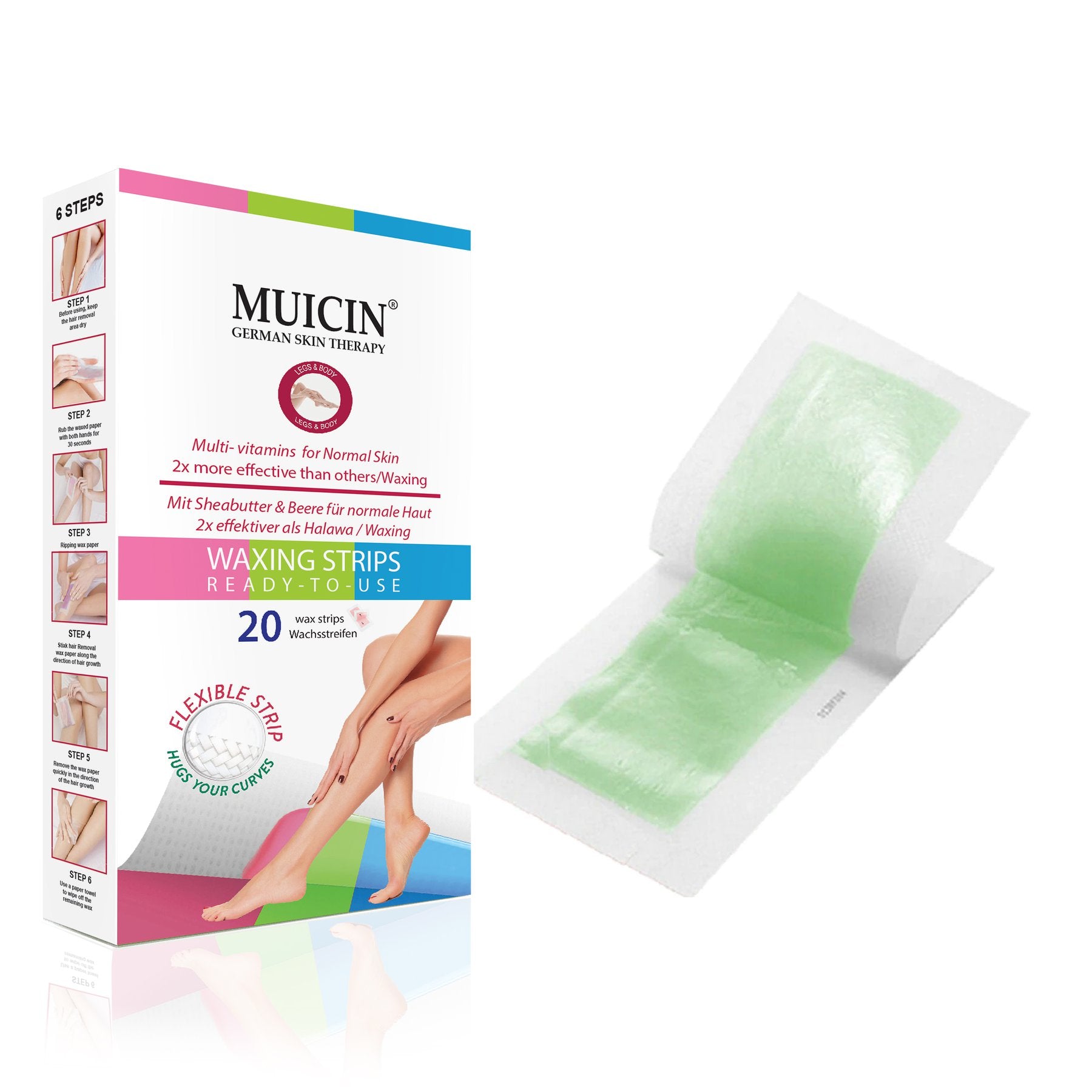 MUICIN WAX STRIPS 