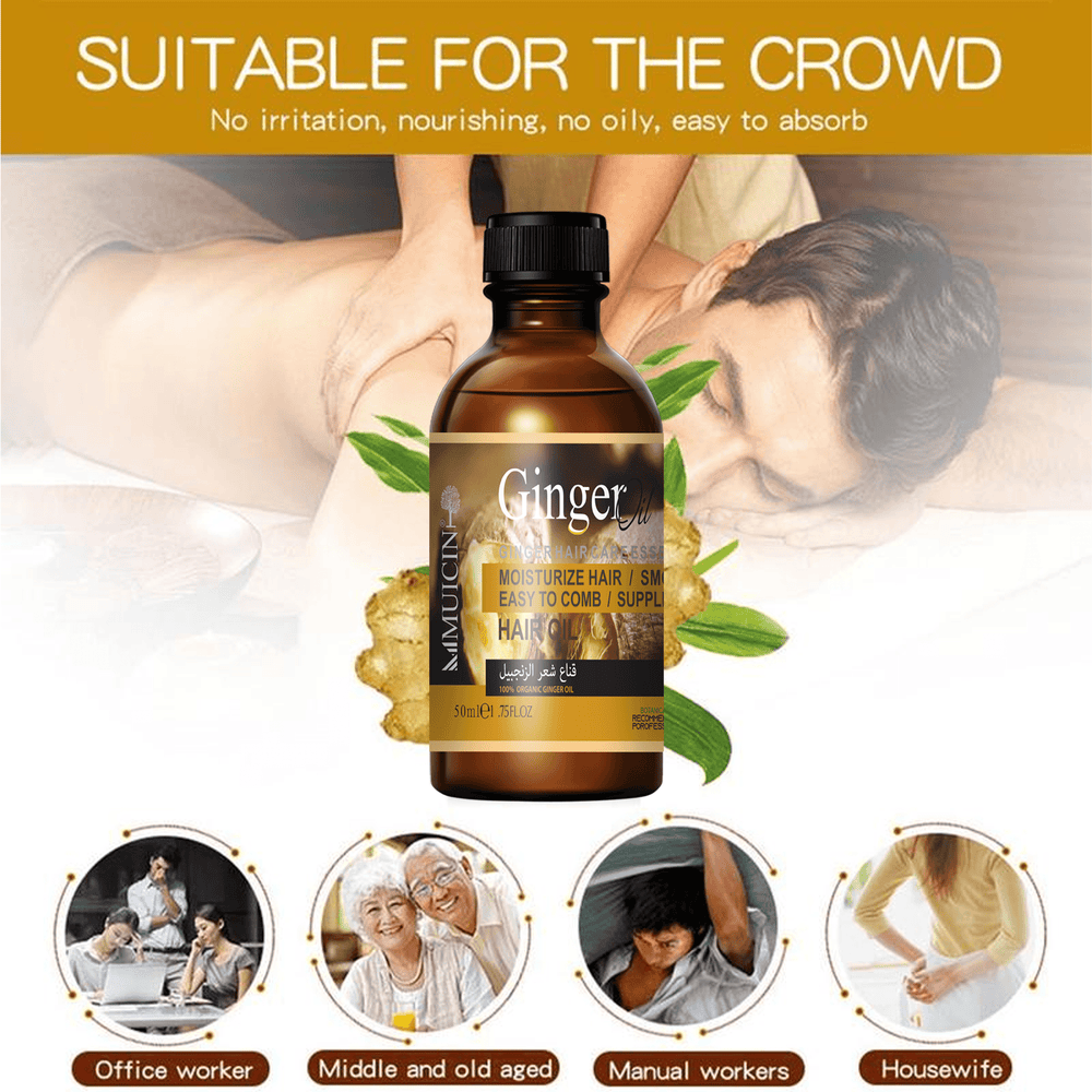 MUICIN - GINGER ARAGAN OIL FOR HAIR FALL-50ML