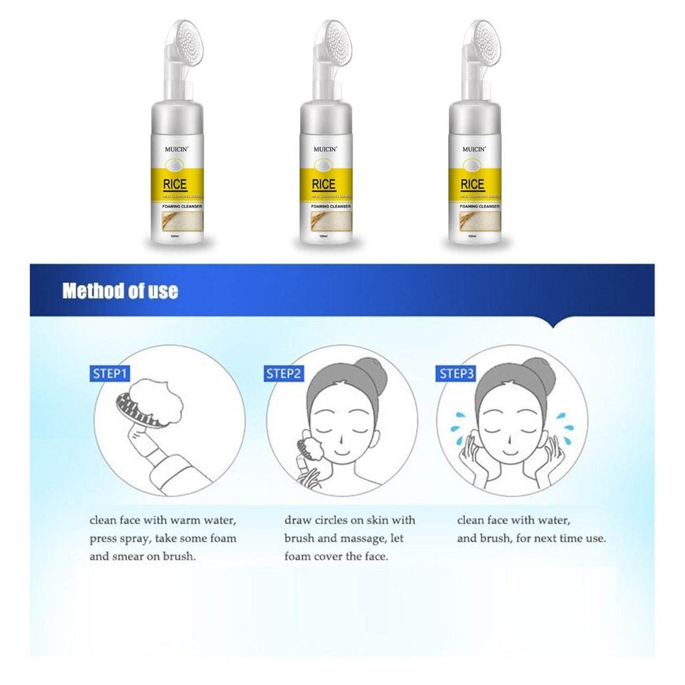 MUICIN - RICE MILD BUBBLE FOAMING CLEANSER