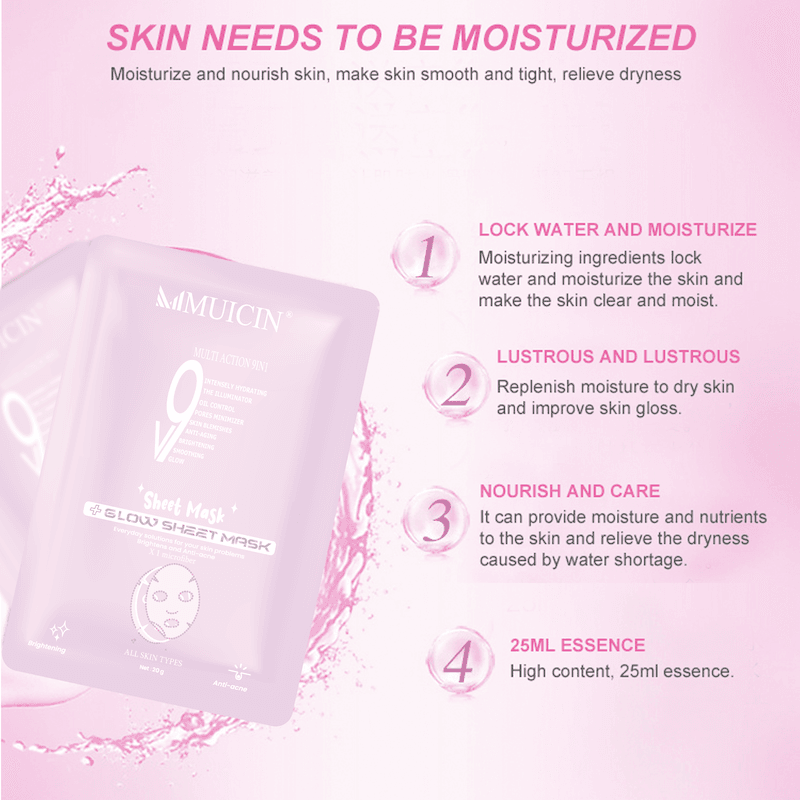 MUICIN - V9+ GLOW SHEET MASK