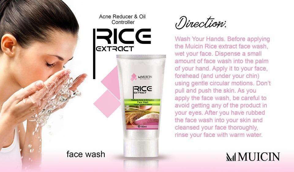 MUICIN - RICE EXTRACT FACE WASH 150ML
