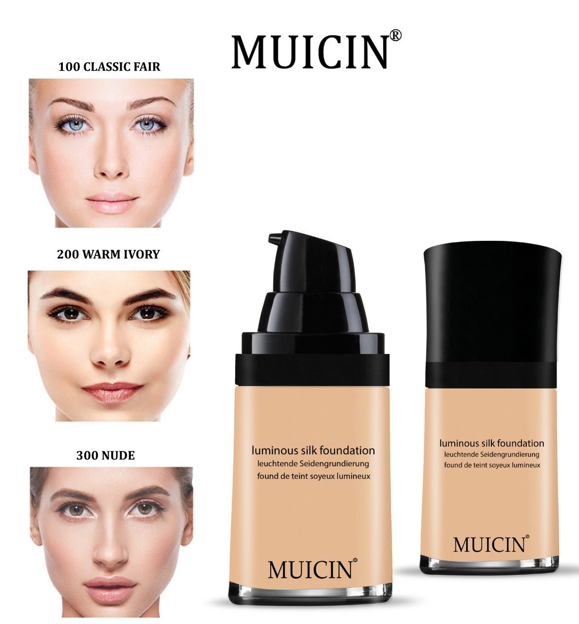 MUICIN LUMINOUS SILK FOUNDATION 