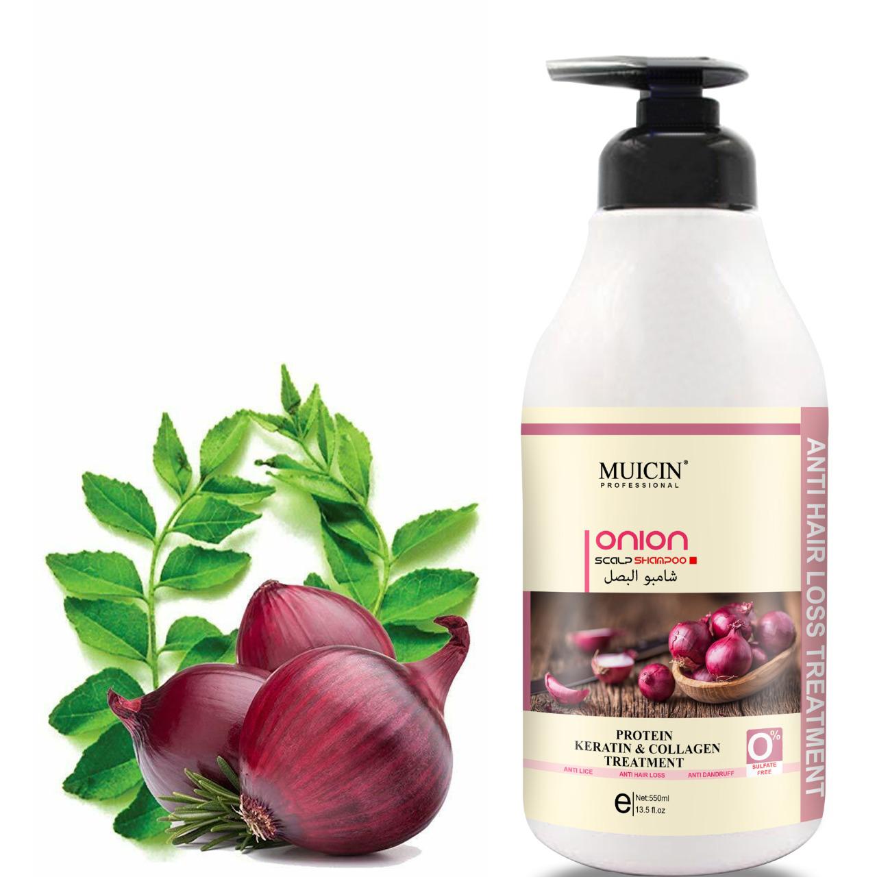 MUICIN ONION EXTRACT SHAMPOO 550ML 