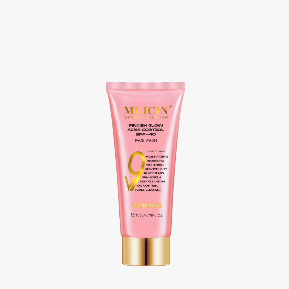MUICIN - V9+ PINK GLOW ACNE CONTROL FACE WASH-SPF-40