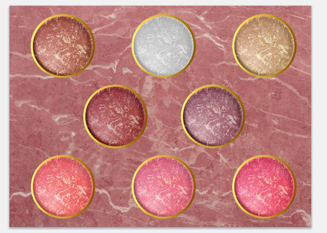 MUICIN - BAKED TERRACOTTA EYESHADOW PALLATE WITH SILKY SHIMMER SHADES
