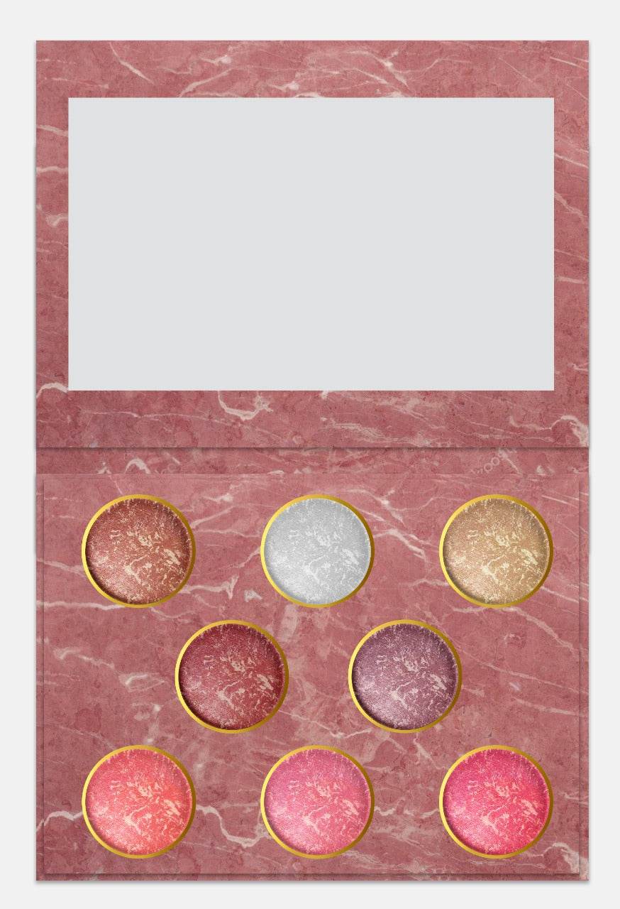 MUICIN - BAKED TERRACOTTA EYESHADOW PALLATE WITH SILKY SHIMMER SHADES