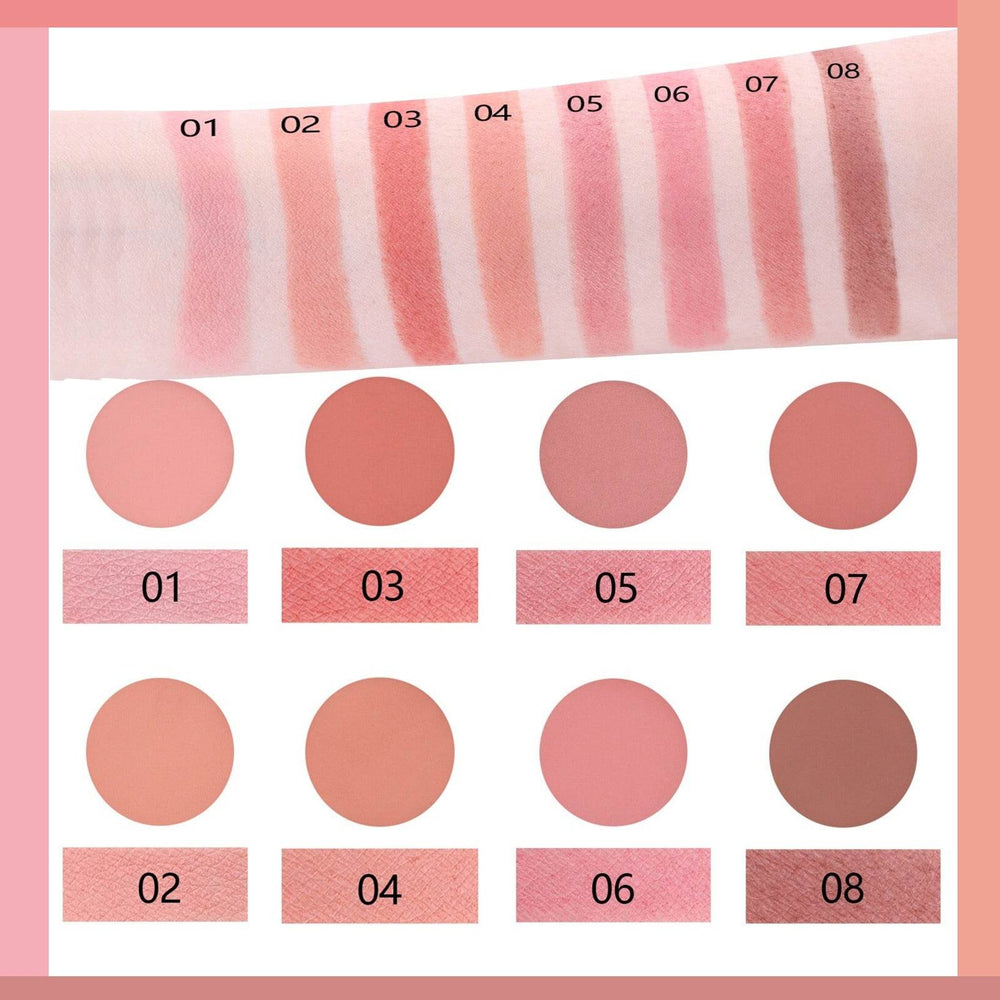 MUICIN - 8 COLOR MATTE BLUSHER PALETTE