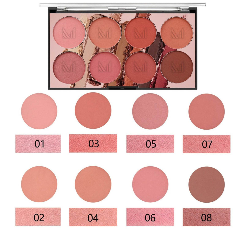 MUICIN - 8 COLOR MATTE BLUSHER PALETTE