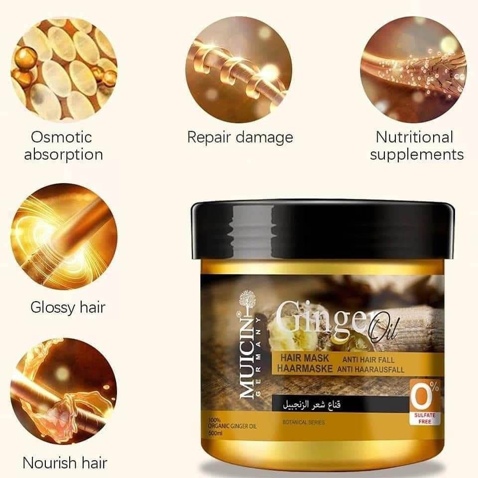 MUICIN - GINGER OIL HAIR MASK-500ML