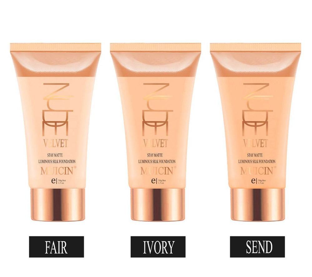 MUICIN - LUMINOUS NUDE VELVET FULL COVERAGE FOUNDATION TUBE-50 G