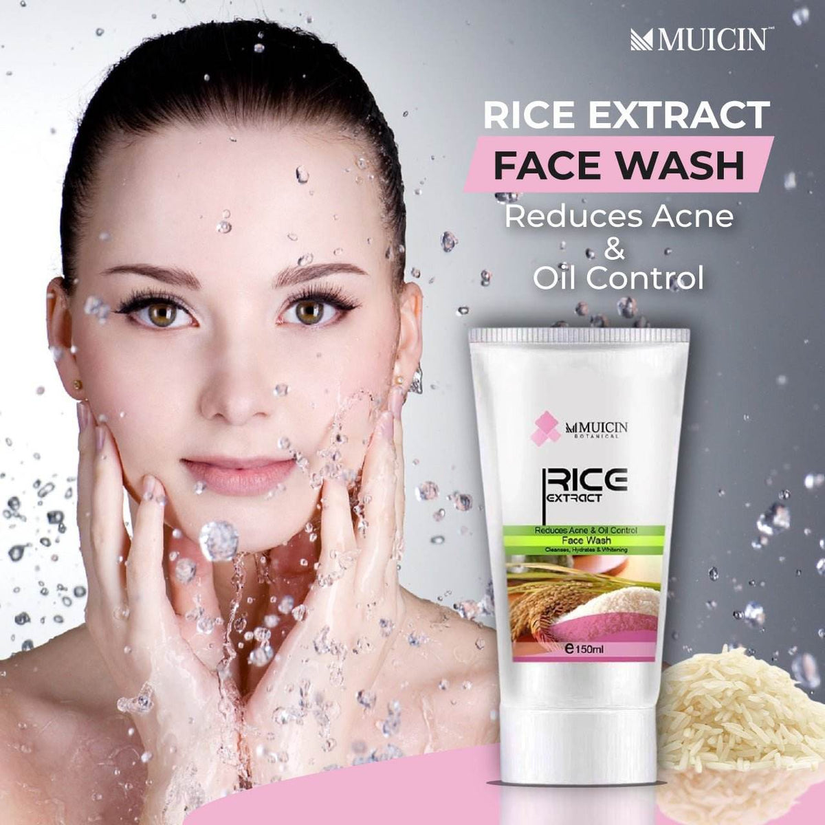 MUICIN - RICE EXTRACT FACE WASH 150ML
